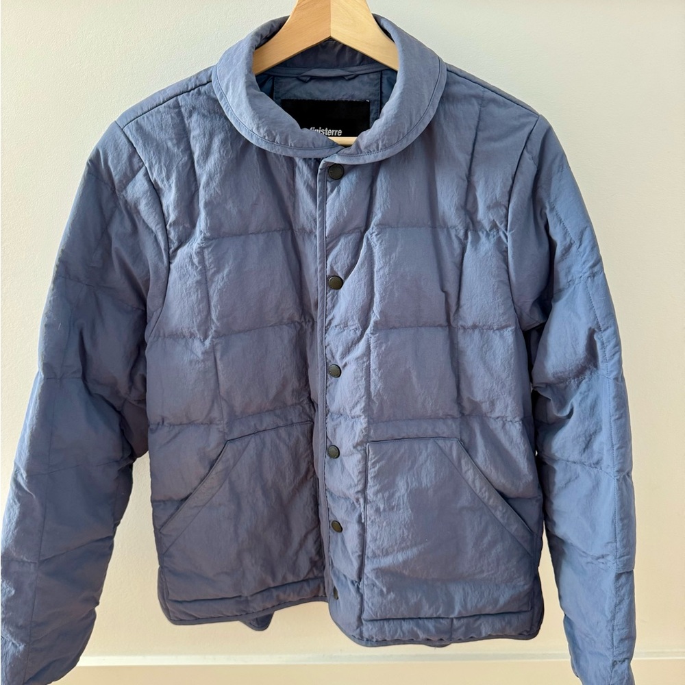 Slate Blue Puffer Jacket